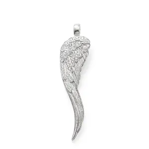 Thomas Sabo Sterling Silver Cubic Zirconia Angel Wing Pendant Sterling Silver	Jewelry