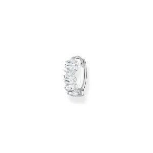 Thomas Sabo Sterling Silver Dancing Cubic Zirconia  Hoop Earring * 1 Earring Only* Sterling Silver	Jewelry