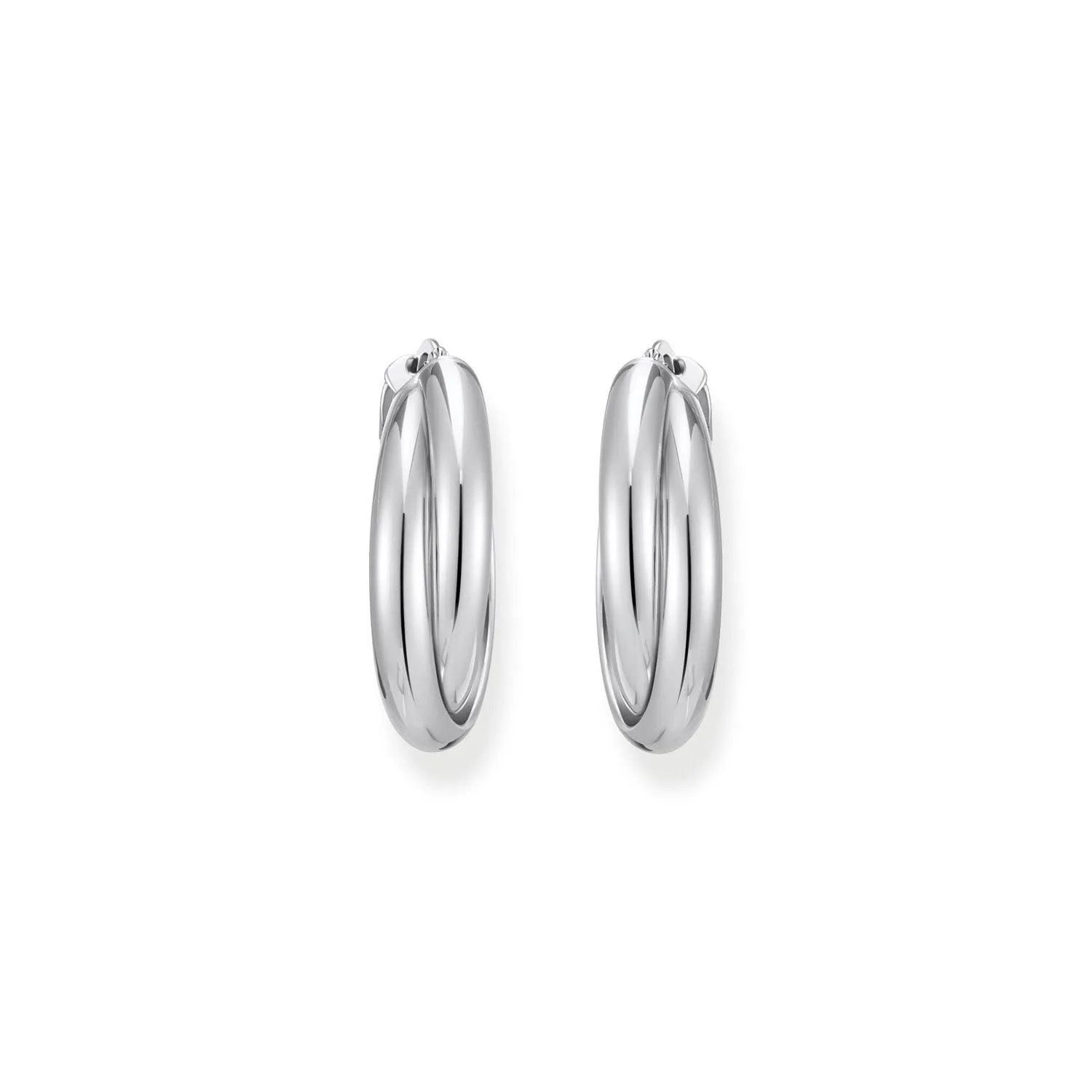 Thomas Sabo Sterling Silver Essential Intertwined 27mm Hoop Earring Sterling Silver	Jewelry