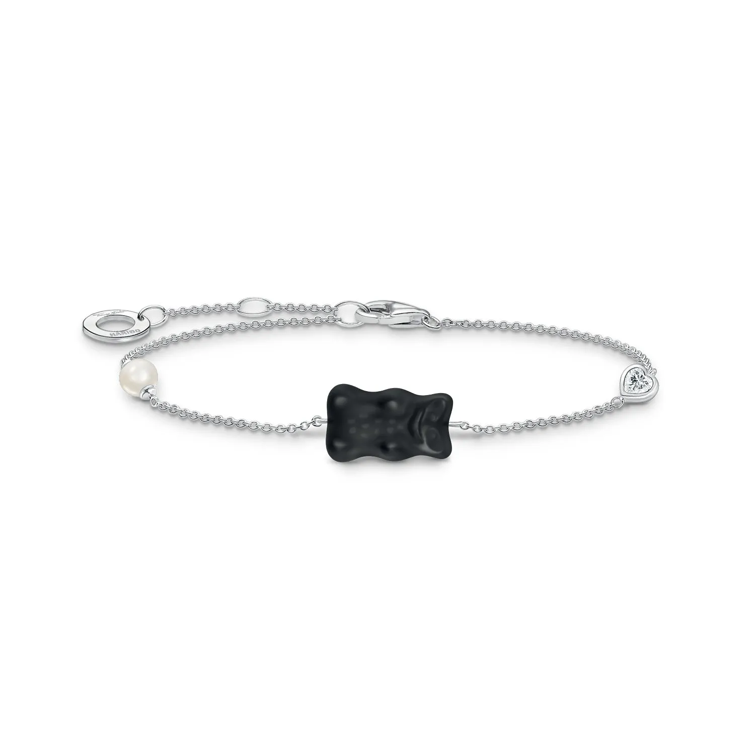 Thomas Sabo Sterling Silver Haribo Black Bear 16-19cm Bracelet Sterling Silver	Jewelry