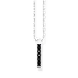 Thomas Sabo Sterling Silver Heritage Black Engraved 40cm Chain Sterling Silver	Jewelry