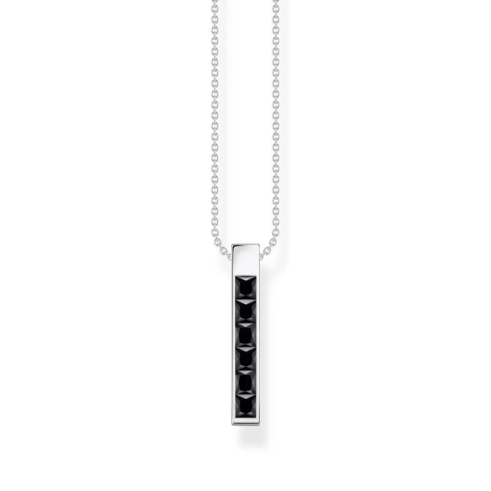 Thomas Sabo Sterling Silver Heritage Black Engraved 40cm Chain Sterling Silver	Jewelry
