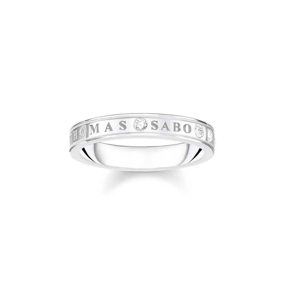 Thomas Sabo Sterling Silver Sparkling Circle T S Since 1984  Ring Sterling Silver	Jewelry