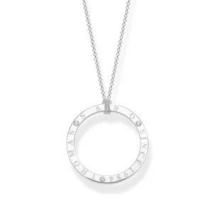 Thomas Sabo Sterling Silver Sparkling Circles T S 1984 90cm Chain Sterling Silver	Jewelry