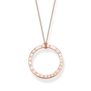 Thomas Sabo Sterling Silver Sparkling Circles T S 1984 90cm Chain Sterling Silver	Jewelry