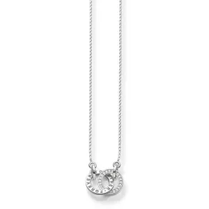 Thomas Sabo Sterling Silver Together Rings On 40-45cm Chain Sterling Silver	Jewelry