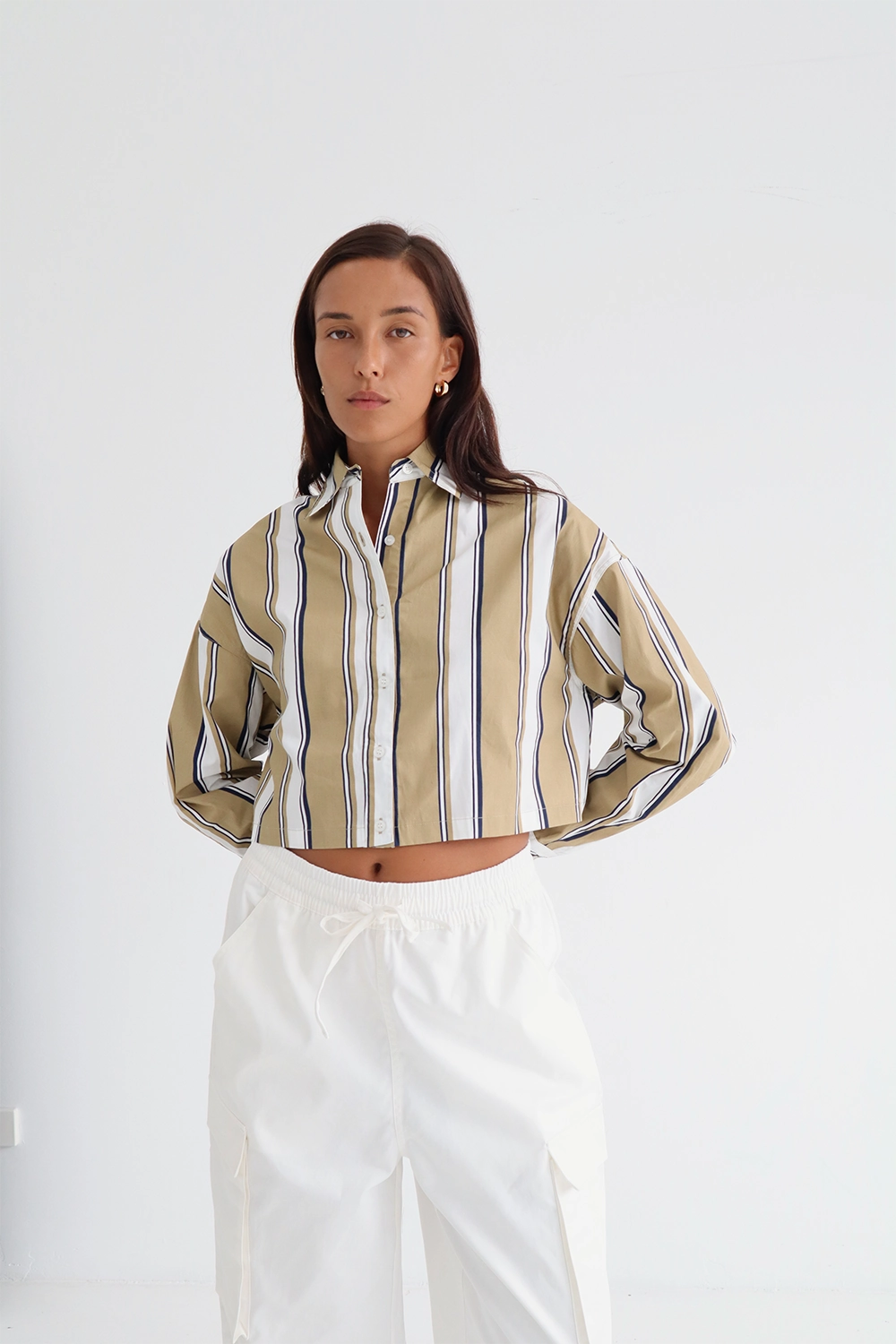 Thomas Shirt Brown/Navy