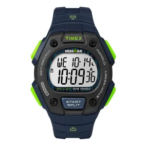 Timex Chronograph Watch - Men's Ironman Classic 30 Blue Strap | TW5M11600JV Timex Watches