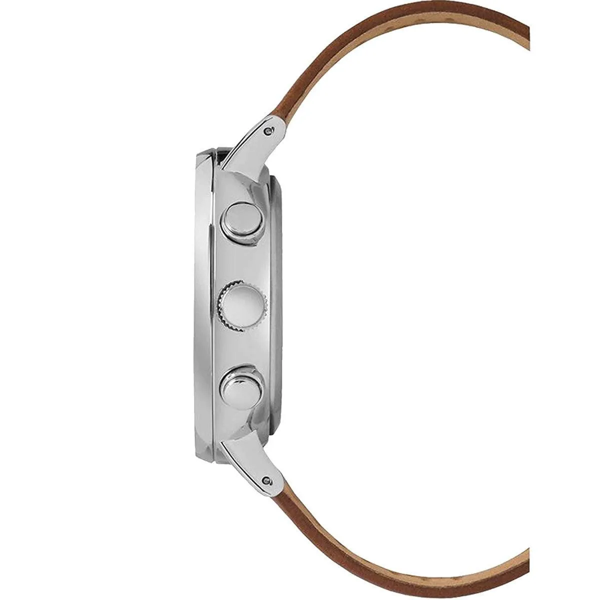 Timex Men's Chronograph Watch - Fairfield White Dial Tan Strap | TW2R26700VQ Timex Watches