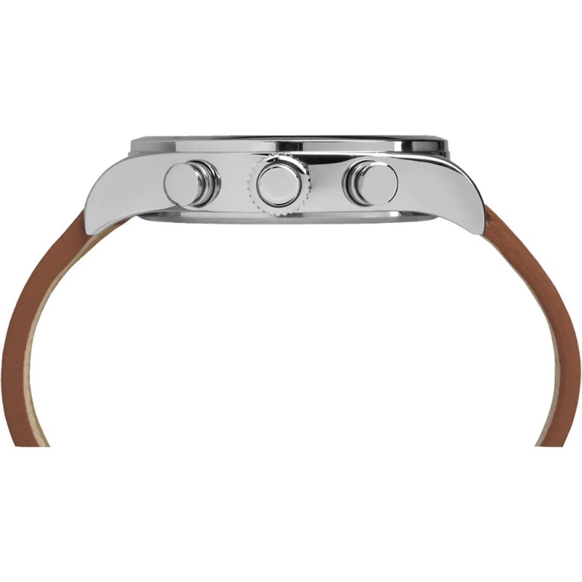 Timex Men's Chronograph Watch - Waterbury Quartz Brown Leather Strap | TW2P84300VQ Timex Watches
