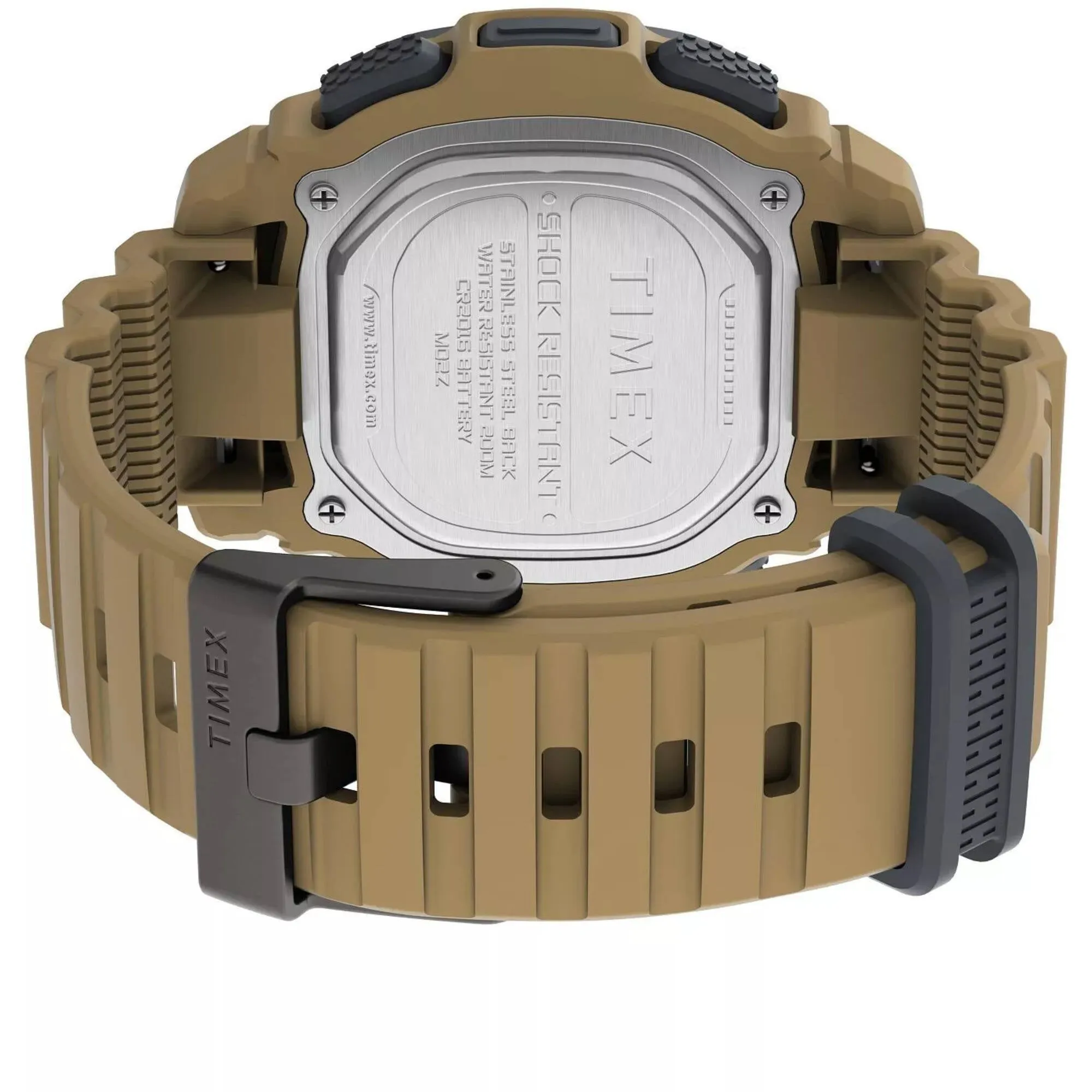 Timex Men's Digital Watch - Command White and Beige Dial Shock Resistant | TW5M35900 Timex Watches