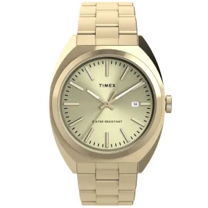 Timex Men's Quartz Watch - Milano XL Champagne Dial Bracelet | TW2U15700VQ Timex Watches