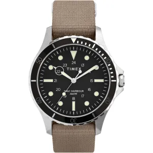 Timex Men's Watch - Navi XL Unidirectional Rotating Bezel Fabric Strap | TW2U90000VQ Timex Watches