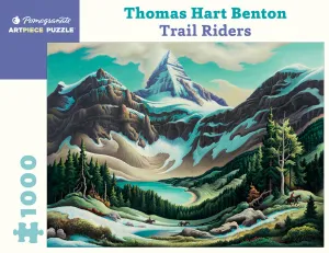 Trail Riders - Thomas Hart Benton 1000 Piece Puzzle