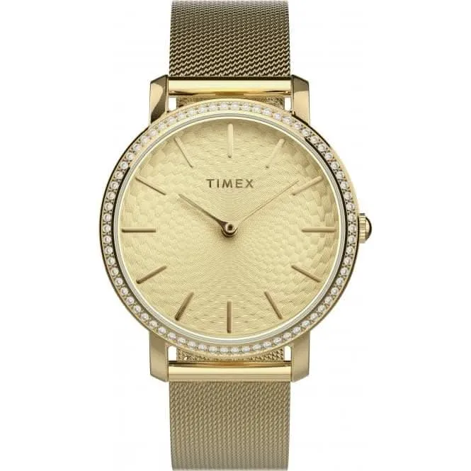 Transcend Gold-Tone Stainless Steel Watch TW2V52200
