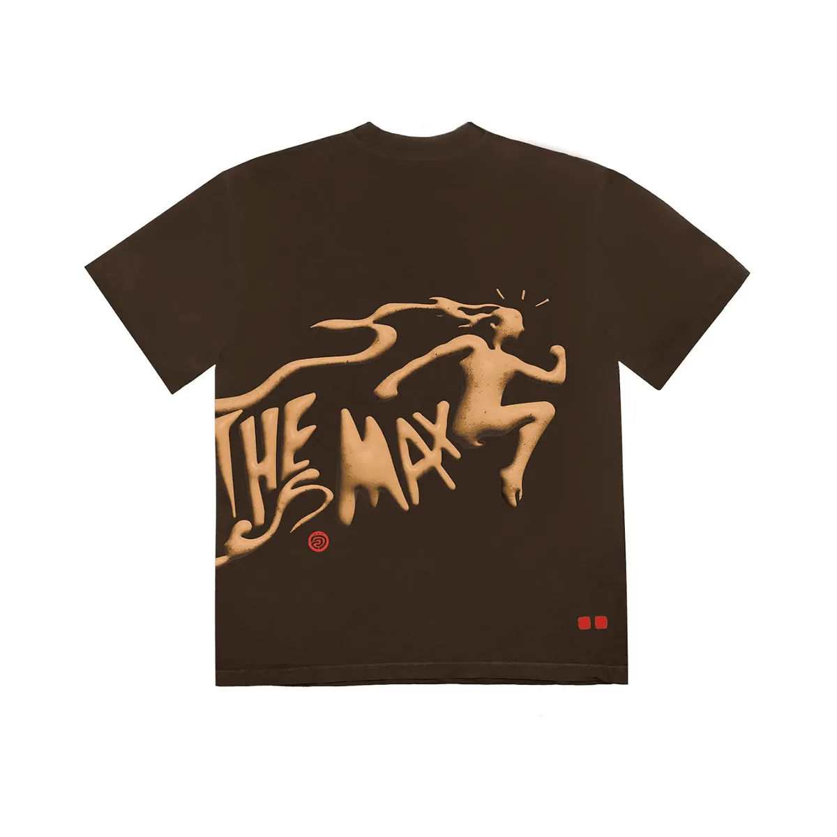Travis Scott Cactus Jack 2 The Max T-shirt Brown nike air max 90 classic design running shoes