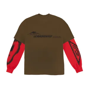 Travis Scott Cactus Jack Crossover Longsleeve Tee Brown nike air max 90 classic design running shoes