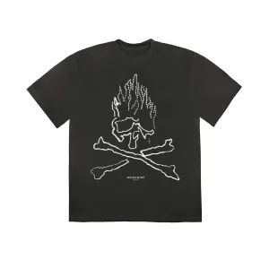 Travis Scott Cactus Jack For Mastermind Skull T-shirt Black nike air max 90 classic design running shoes
