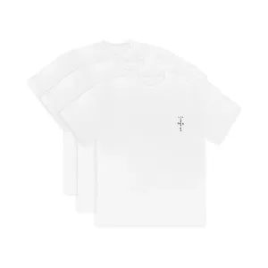 Travis Scott Cactus Jack White T-Shirt (3 Pack) nike air max 90 classic design running shoes