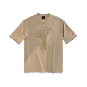 Travis Scott Cactus Jack x Jordan T-Shirt Khaki/Desert nike air max 90 classic design running shoes