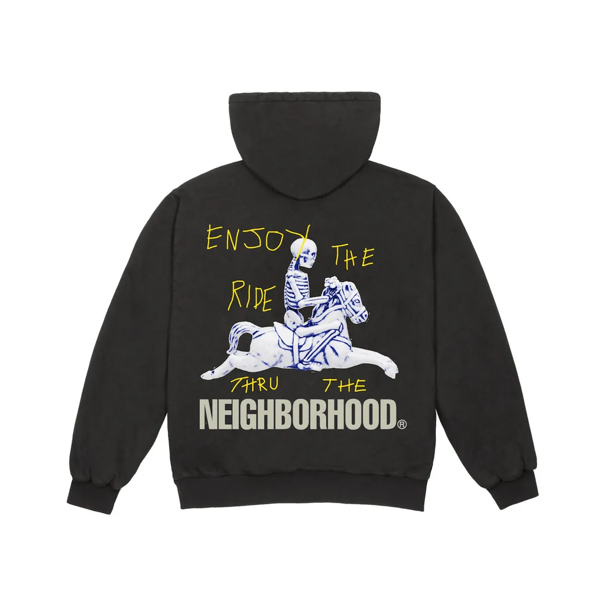 Travis Scott Cactus Jack x Neighborhood Carousel Hoodie Black nike air max 90 classic design running shoes