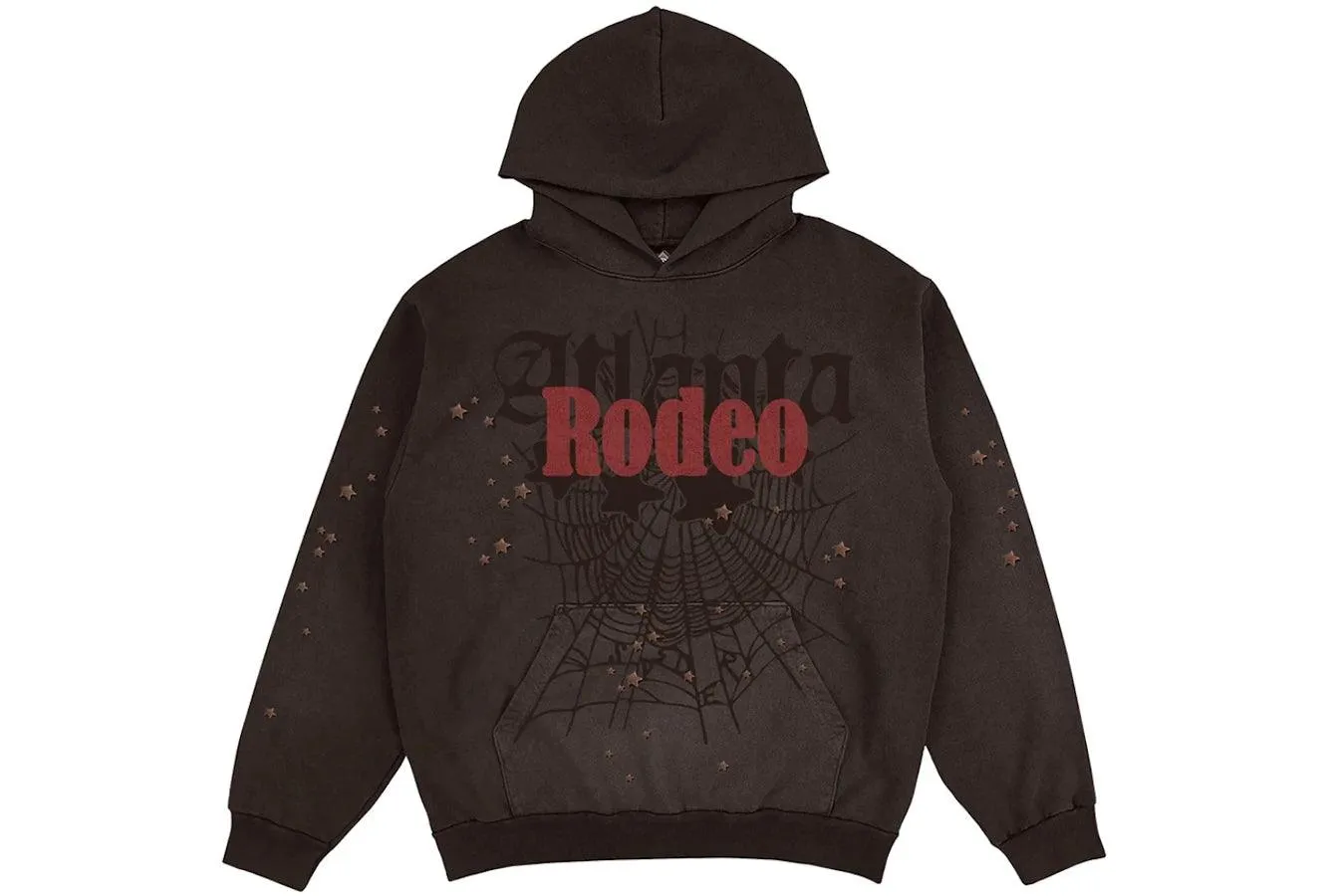 Travis Scott Cactus Jack x Sp5der Days Before Rodeo Hoodie Black nike air max 90 classic design running shoes
