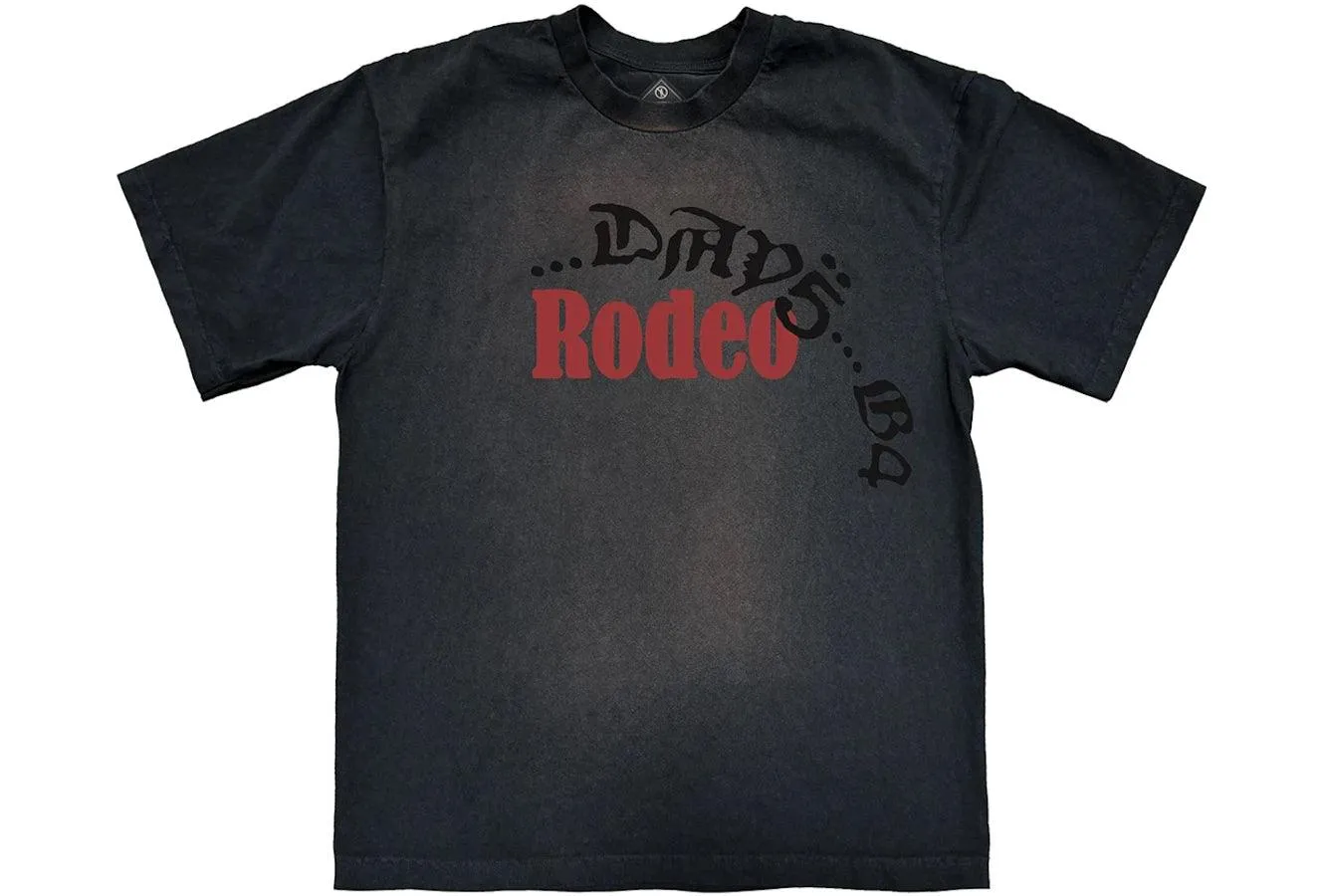 Travis Scott Cactus Jack x Sp5der Days Before Rodeo I Tee Black nike air max 90 classic design running shoes