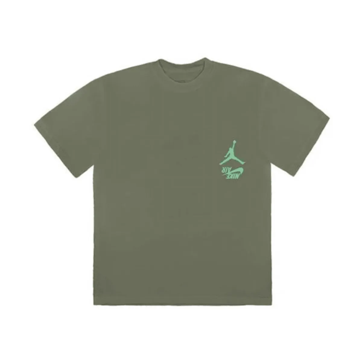 Travis Scott Jordan Cactus Jack Highest T Shirt Olive nike air max 90 classic design running shoes