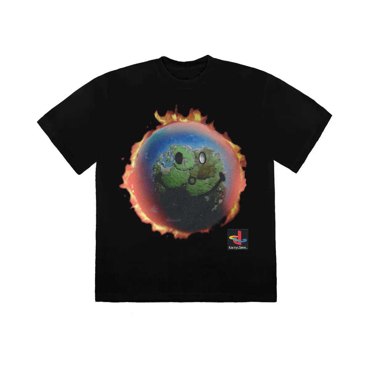 Travis Scott The Scott's World T-shirt Black nike air max 90 classic design running shoes