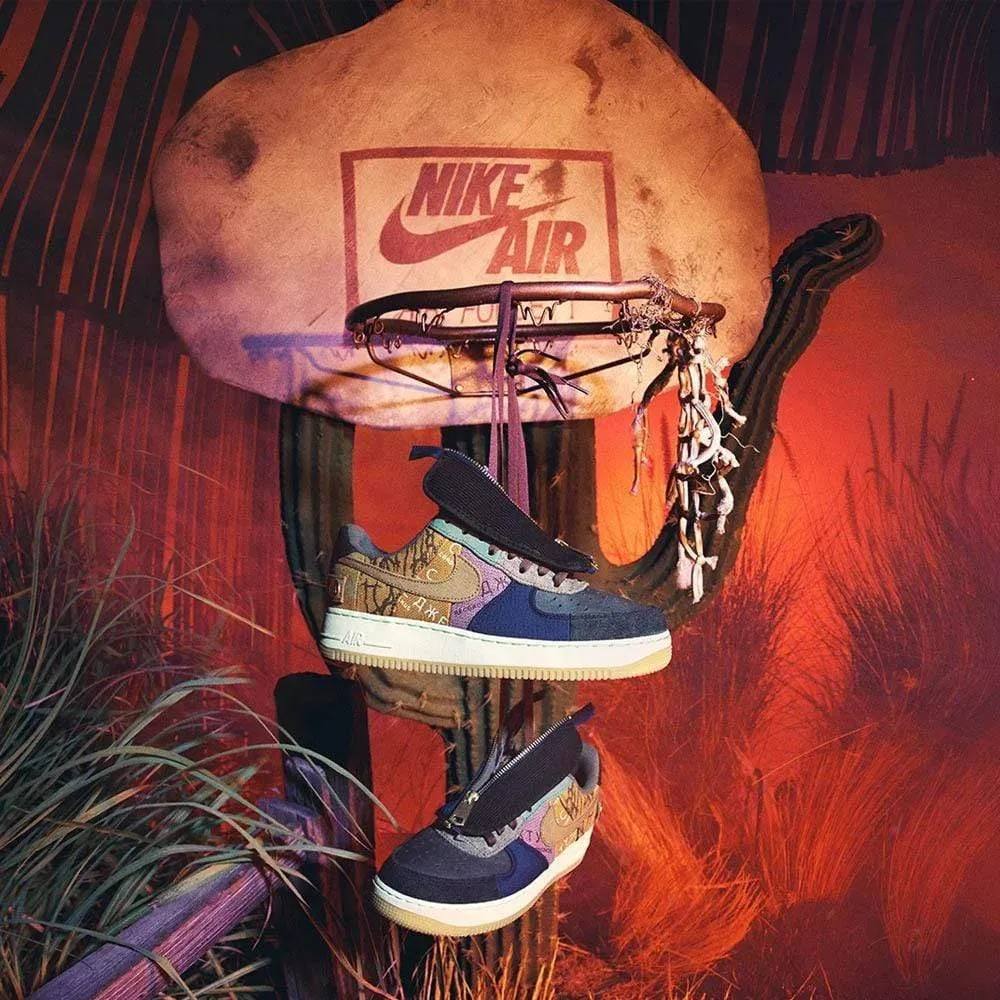 Travis Scott x Air Force 1 Low 'Cactus Jack' Nike Air Force 1 low-top sneakers