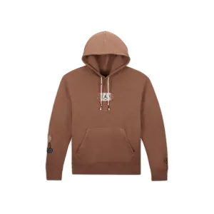 Travis Scott x Jordan Flight Graphic Hoodie Archaeo Brown nike air max 90 classic design running shoes