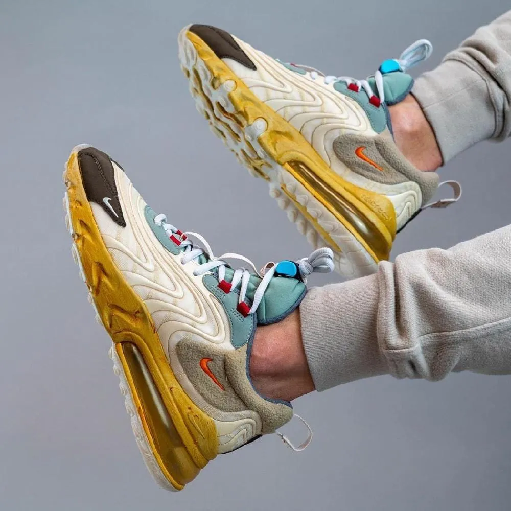 Travis Scott x Nike Air Max 270 React ENG 'Cactus Trails' Nike Air Max running sneakers