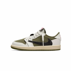 Travis Scott x Air Jordan 1 Low OG PS 'Medium Olive' Air Jordan 1 timeless sneakers for Jordan fans