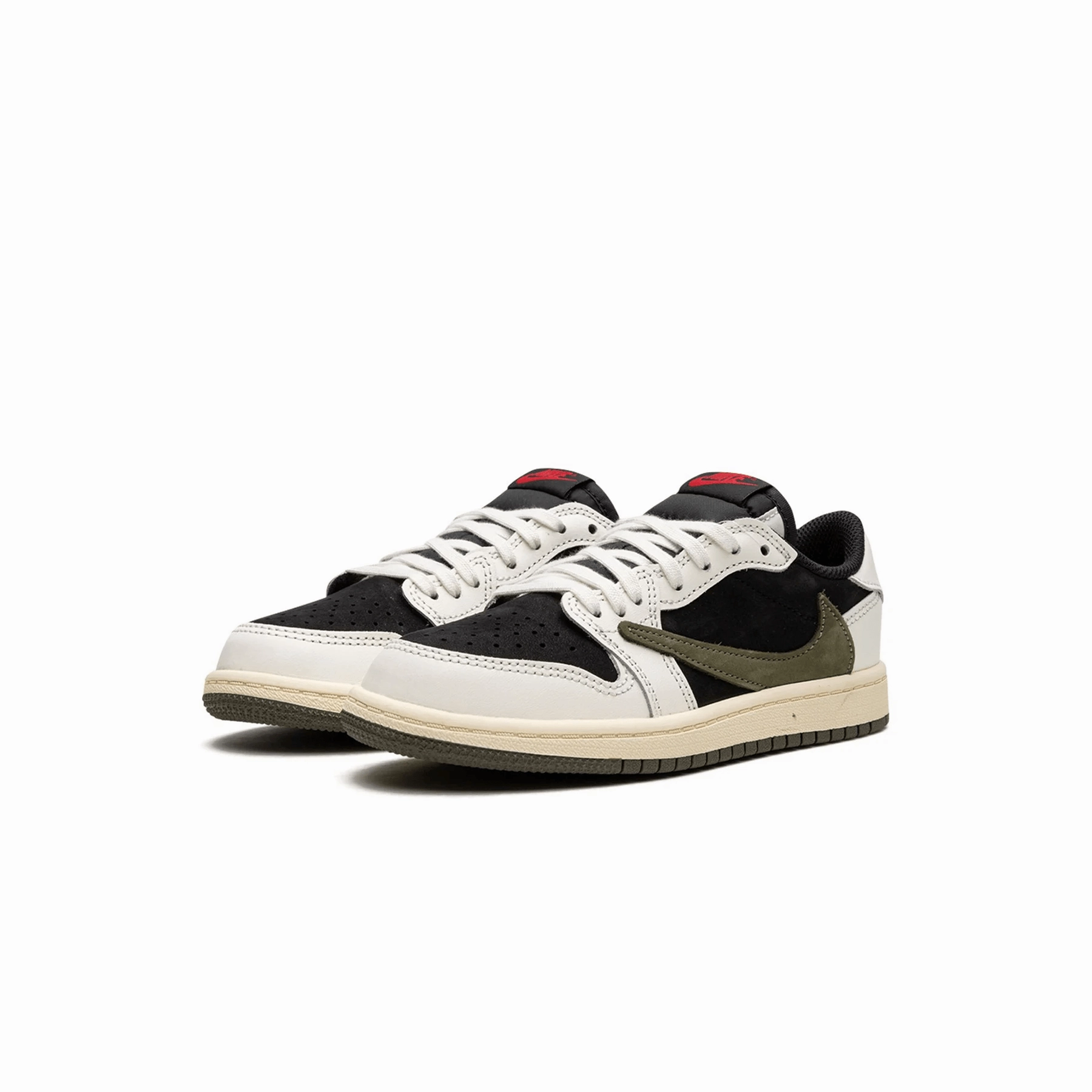 Travis Scott x Air Jordan 1 Low OG PS 'Olive' Air Jordan 1 vintage style sneakers