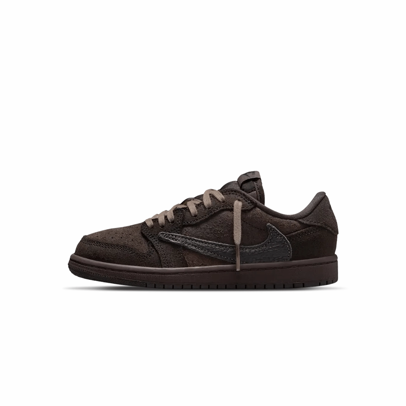 Travis Scott x Air Jordan 1 Low OG PS 'Velvet Brown' Air Jordan 1 Low sneakers perfect for casual outfits