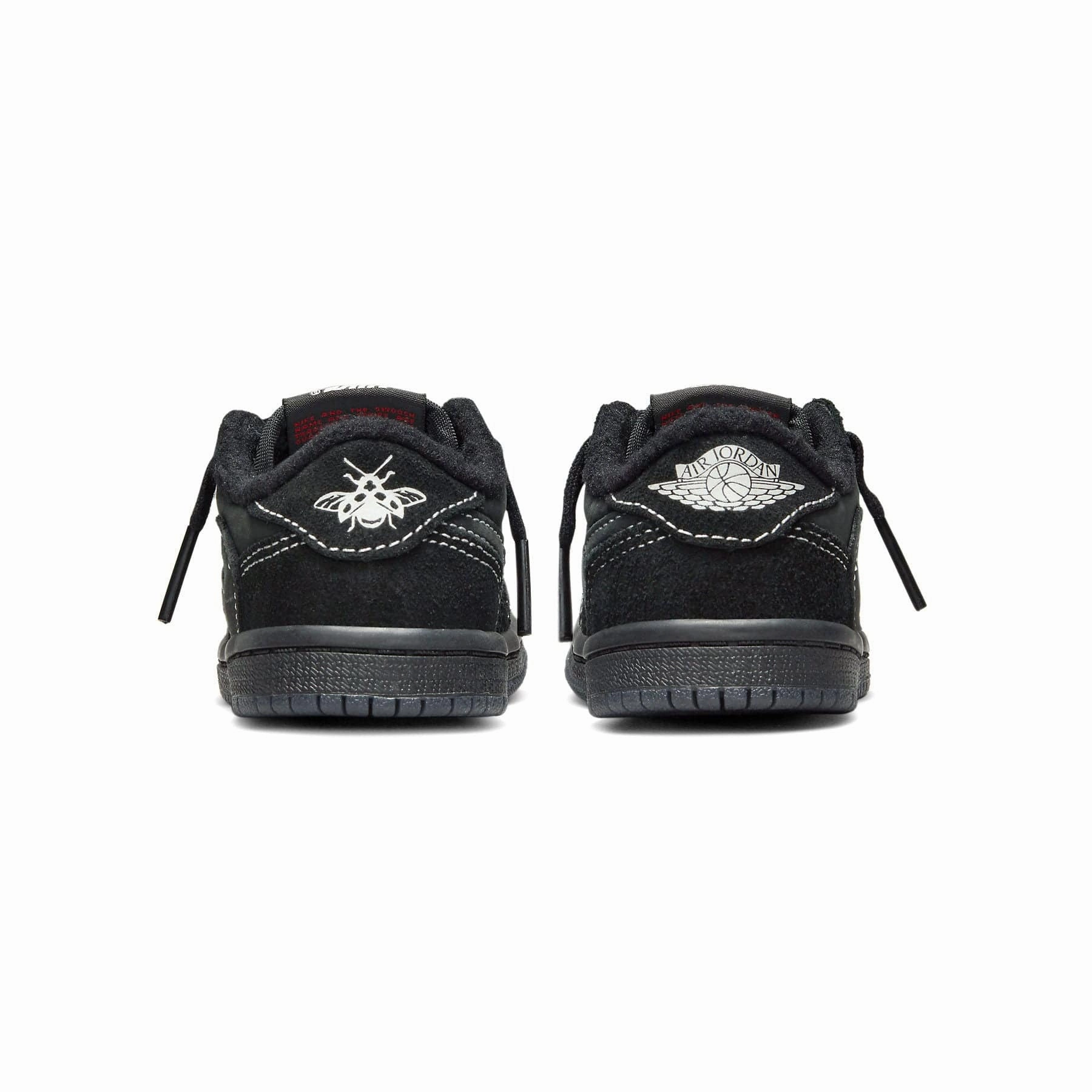 Travis Scott x Air Jordan 1 Low OG SP TD 'Black Phantom' Air Jordan 1 vintage style sneakers