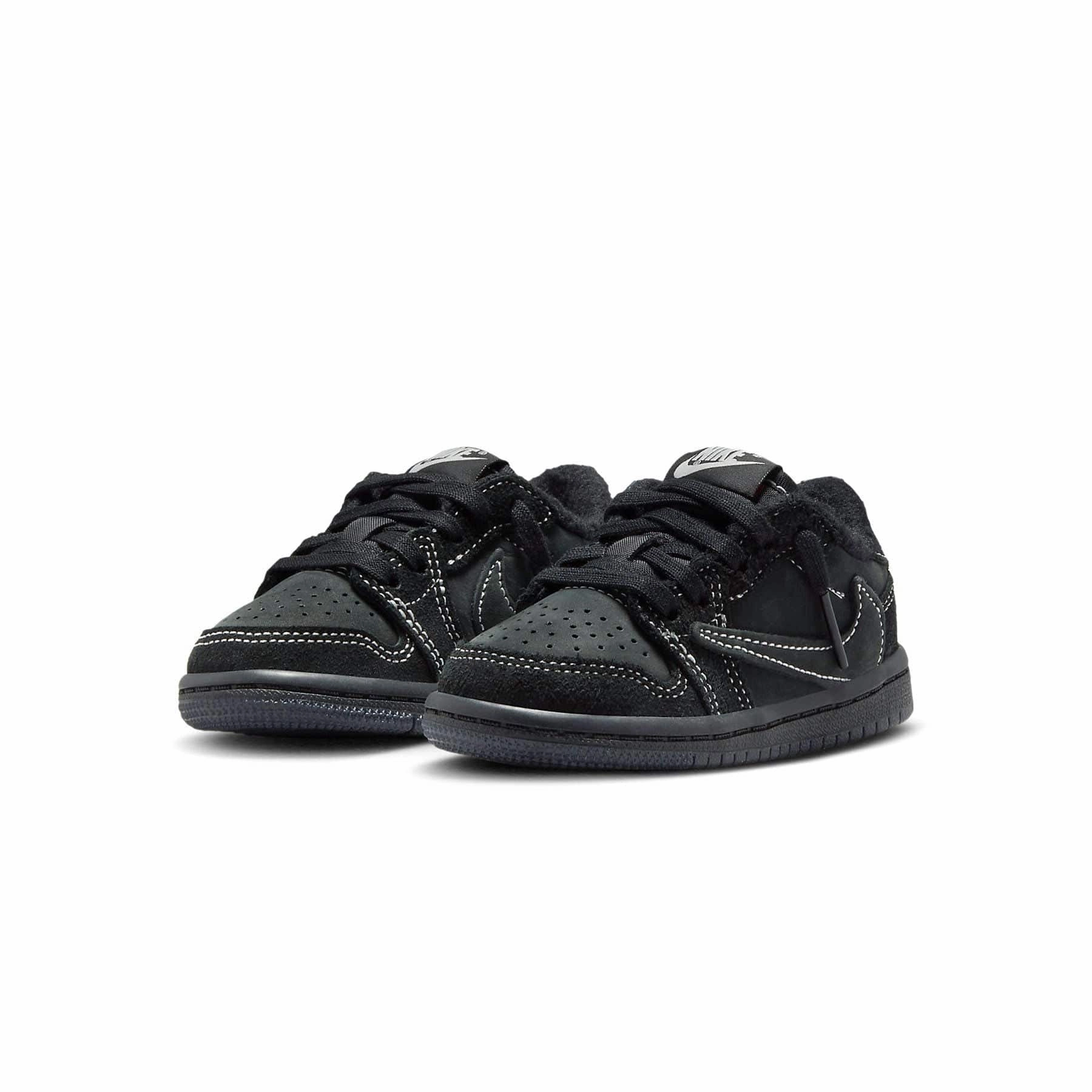 Travis Scott x Air Jordan 1 Low OG SP TD 'Black Phantom' Air Jordan 1 vintage style sneakers