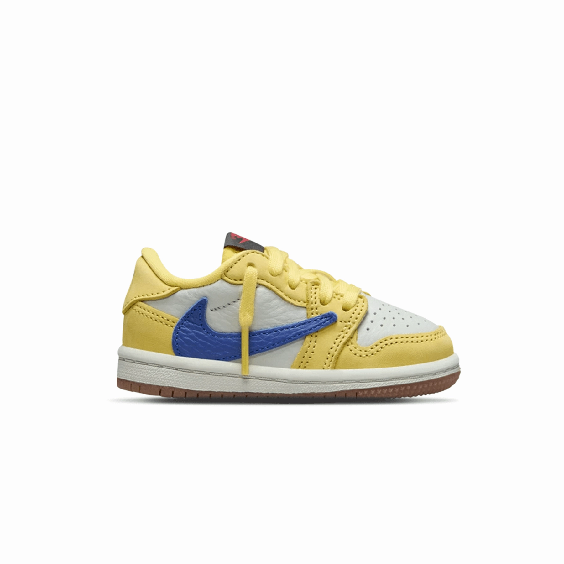 Travis Scott x Air Jordan 1 Low OG TD 'Canary' Air Jordan 1 vintage style sneakers