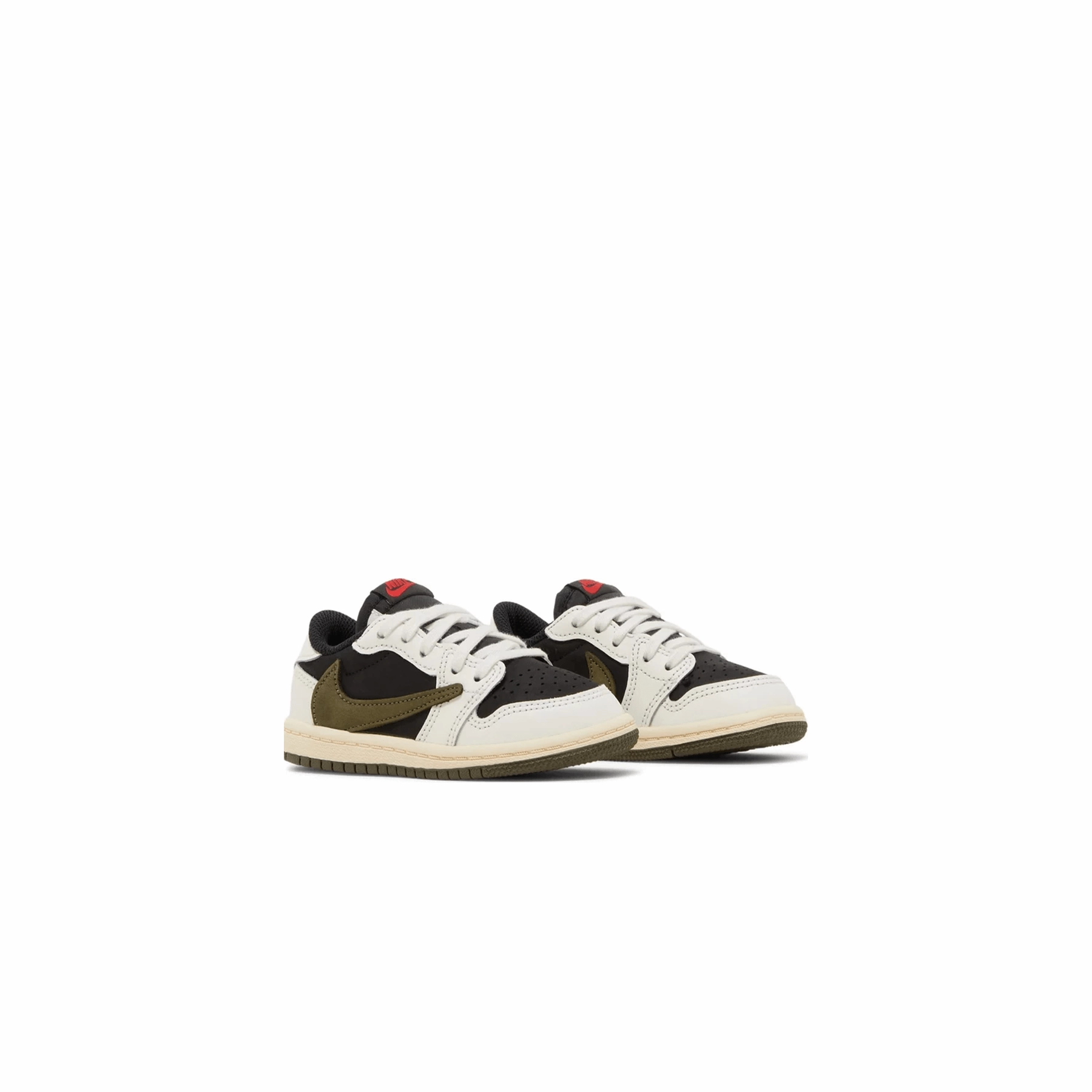 Travis Scott x Air Jordan 1 Low OG TD 'Olive' Air Jordan 1 vintage style sneakers