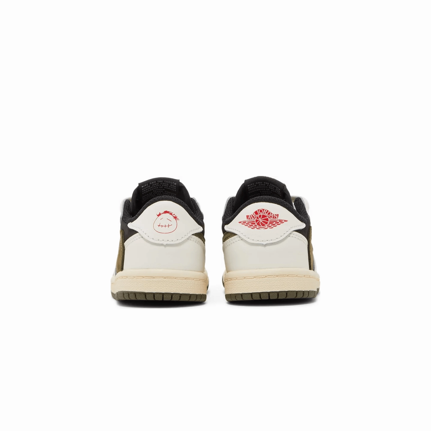 Travis Scott x Air Jordan 1 Low OG TD 'Olive' Air Jordan 1 vintage style sneakers