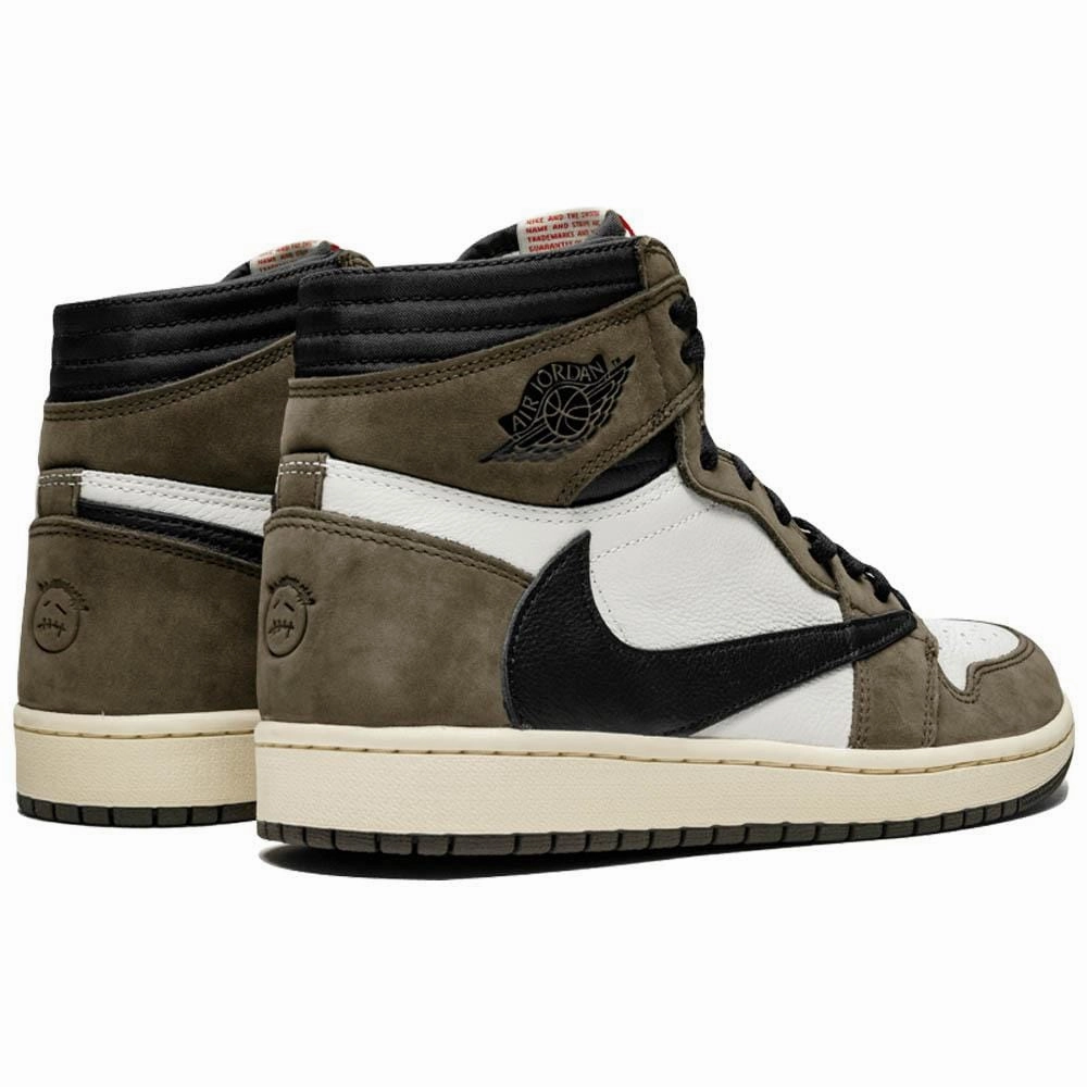 Travis Scott x Air Jordan 1 Retro High OG 'Mocha' Air Jordan 1 vintage style sneakers