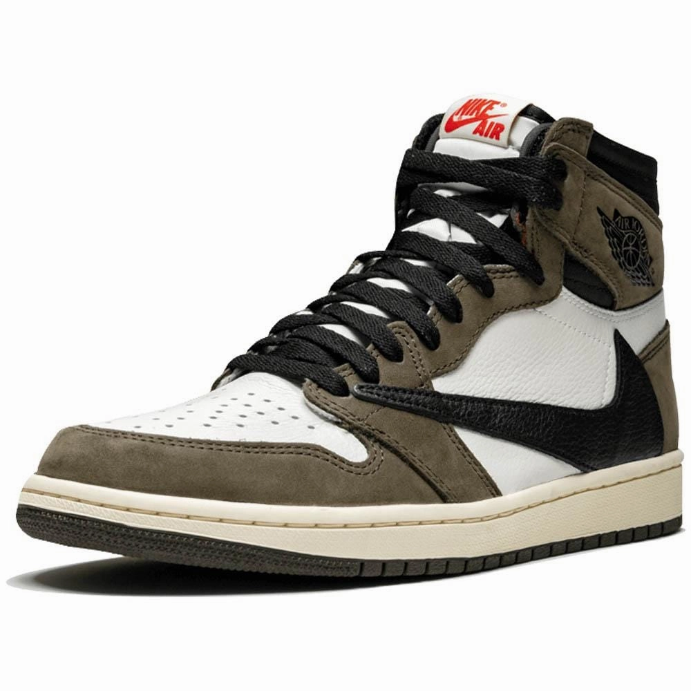 Travis Scott x Air Jordan 1 Retro High OG 'Mocha' Air Jordan 1 vintage style sneakers