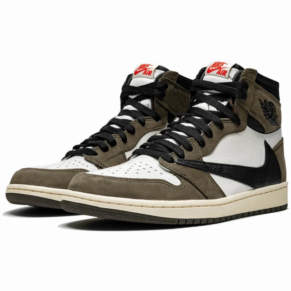 Travis Scott x Air Jordan 1 Retro High OG 'Mocha' Air Jordan 1 vintage style sneakers