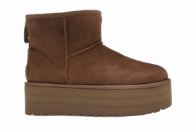 UGG Classic Mini Platform Boot Chestnut ugg classic mini boots cozy and warm
