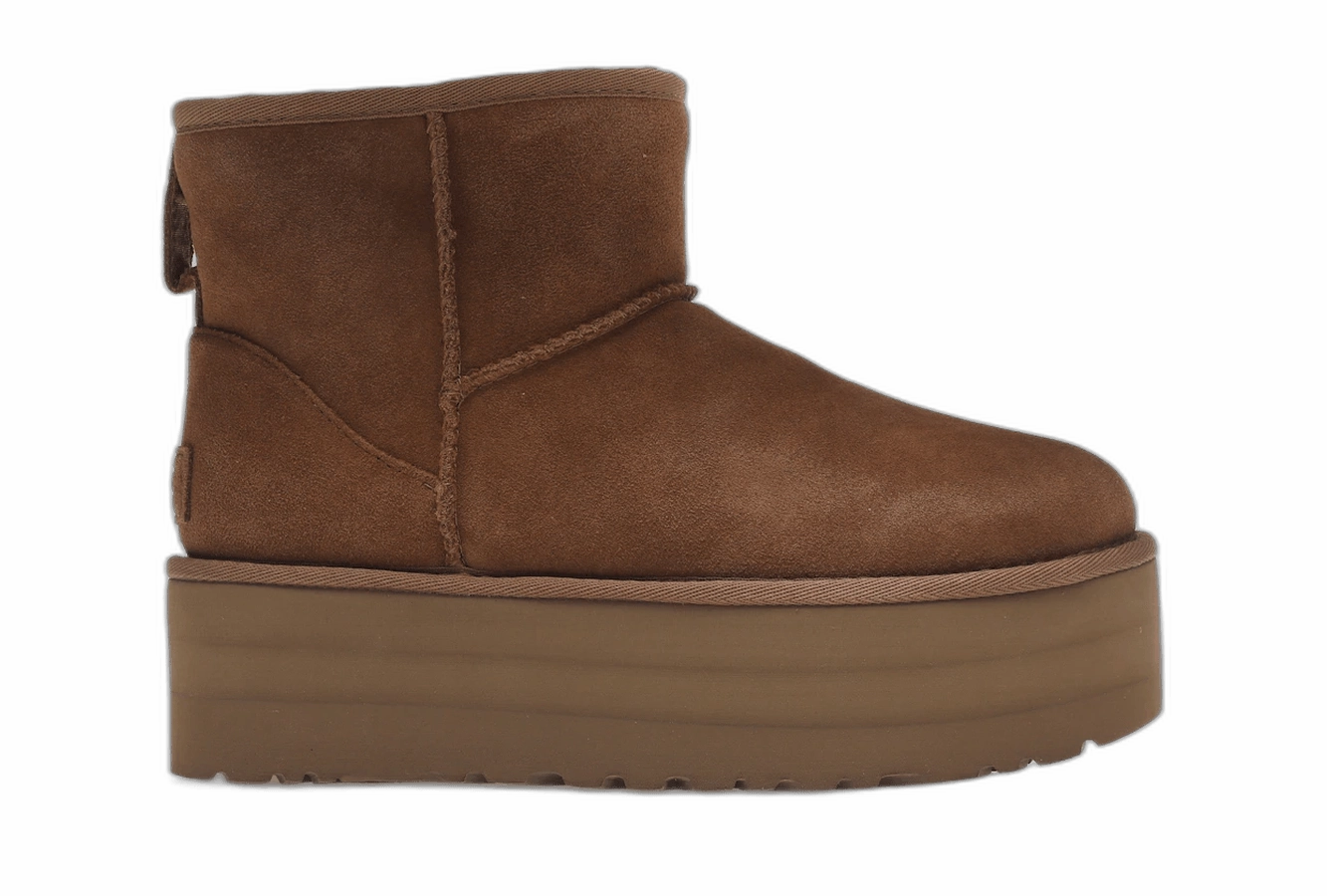 UGG Classic Mini Platform Boot Chestnut ugg classic mini boots cozy and warm