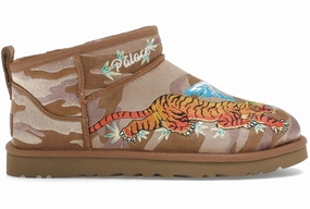 UGG Classic Ultra Mini Boot Palace Chestnut Camo ugg ultra mini boots stylish and warm