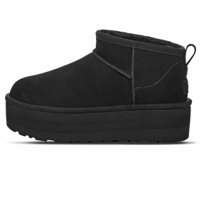 UGG Classic Ultra Mini Platform Black (W) ugg mini boots stylish winter footwear