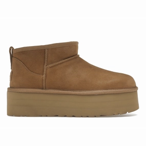 UGG Classic Ultra Mini Platform Boot Chestnut ugg ultra mini boots stylish and warm