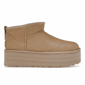UGG Classic Ultra Mini Platform Boot Driftwood ugg ultra mini boots stylish and warm