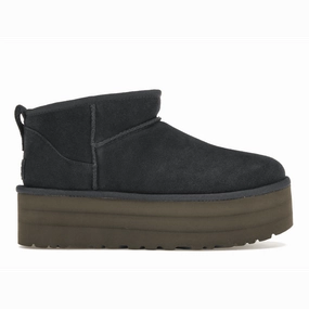 UGG Classic Ultra Mini Platform Boot Eve Blue ugg ultra mini boots stylish and warm